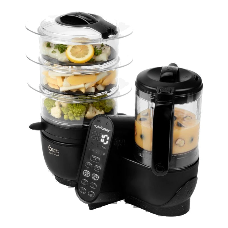 Babymoov Nutribaby(+) XL Baby Food Maker - Black Edition