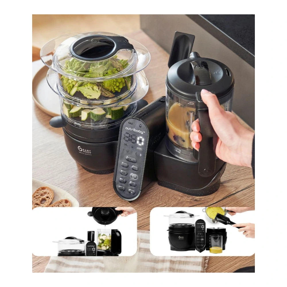 Babymoov Robot Cuiseur Nutribaby(+) XL - Black Edition