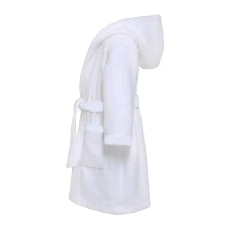 Bambidou Peignoir Serviette Velours - Blanc