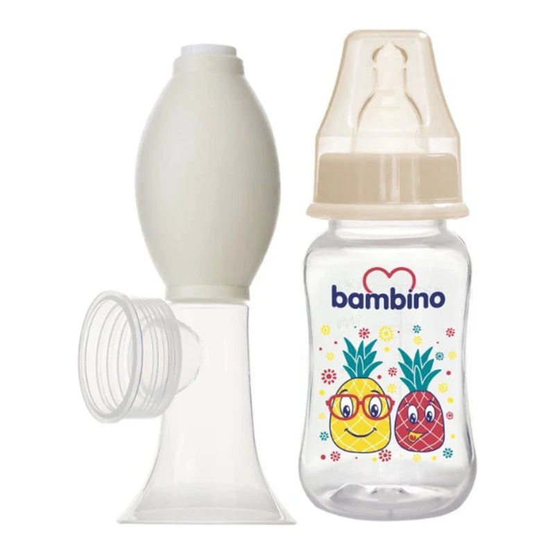 Bambino tire lait avec bib T002