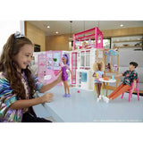 Barbie Maison de poupée avec 2 Niveaux & 4 Zones de Jeu - 3A+