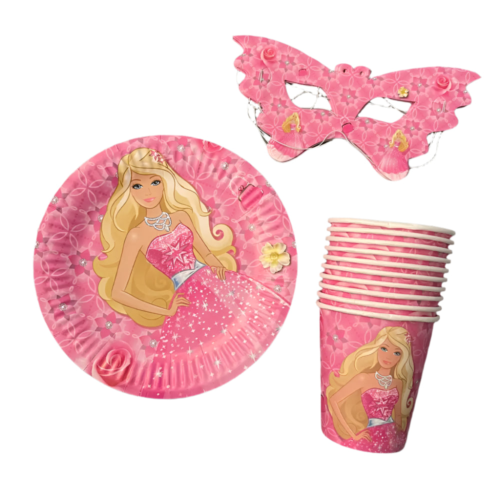 Pack Anniversaire 91 Pièces - Barbie