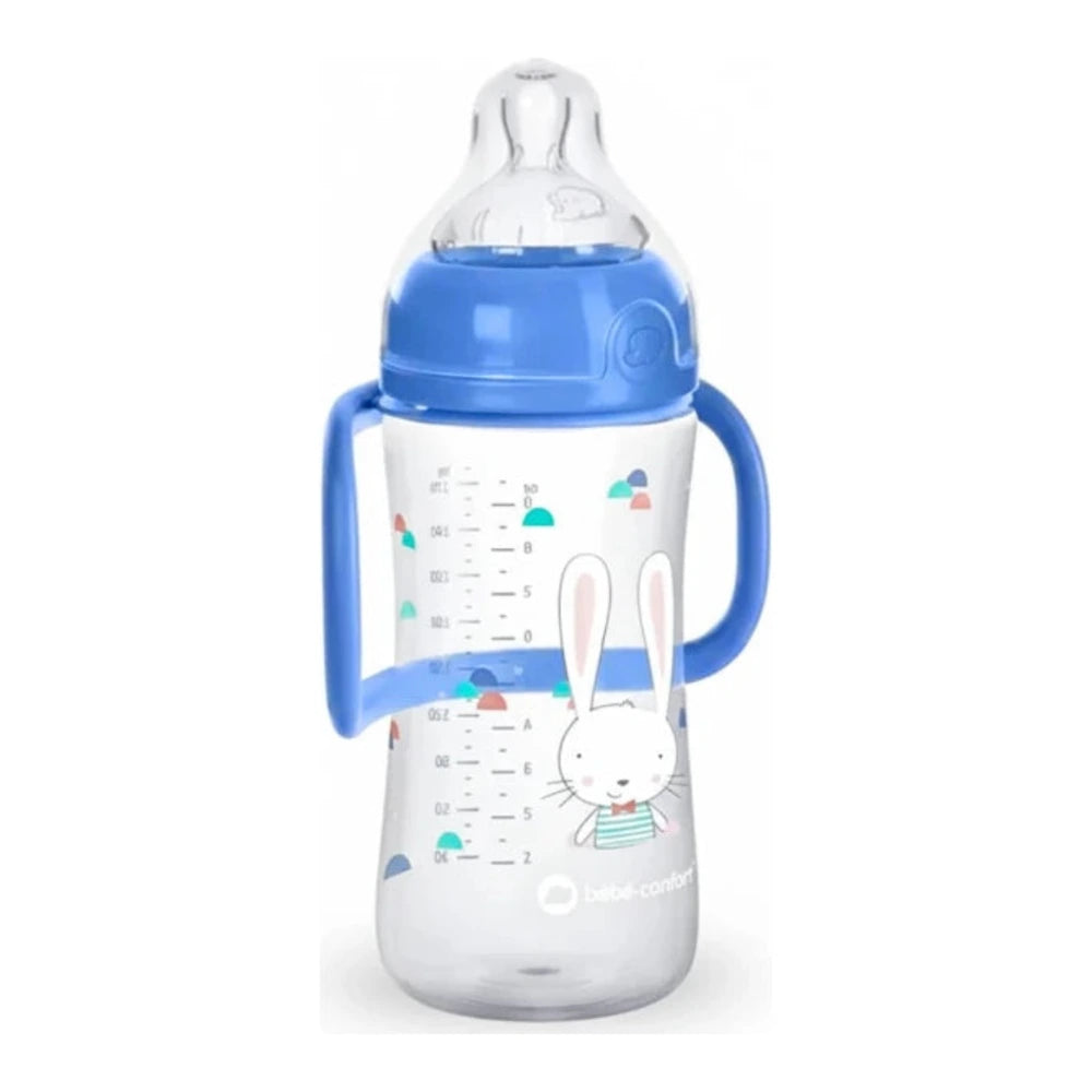 Biberon Bébé Confort Emotion avec poignées 270 ml Funny Friends