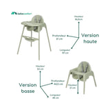 Bébé Confort Chaise Haute 2 en 1 MEELY Mint