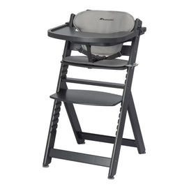 Bébé Confort Chaise Haute en Bois Timba avec Coussin - Mineral Graphite