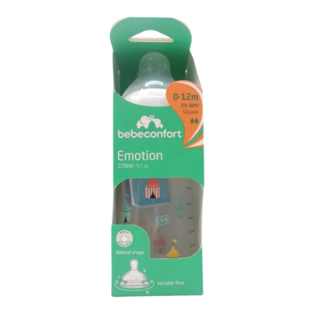 Bébé Confort Biberon PP Emotion The Traveller Blanc 0-12 mois – 270 ml – photo du produit