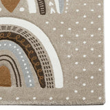 Tapis RAINKID Beige & Blanc