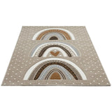 Tapis RAINKID Beige & Blanc