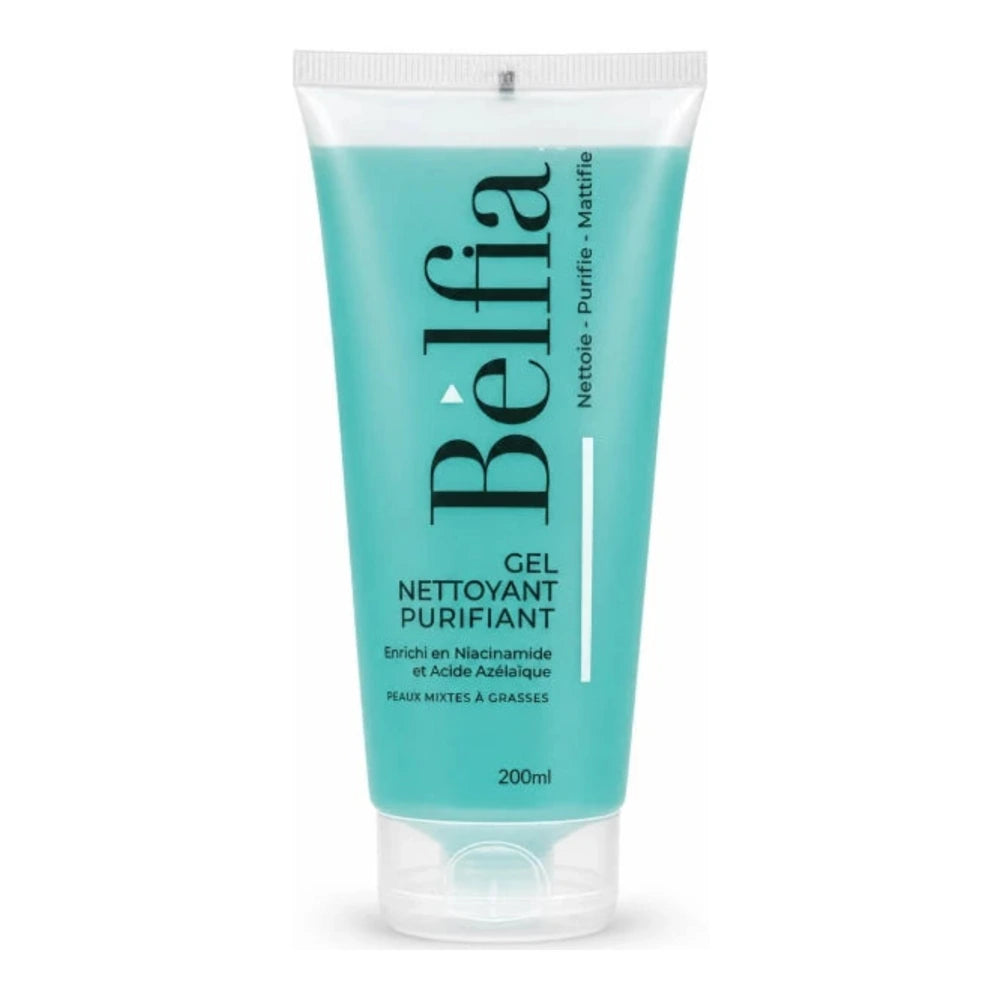 Belfia gel nettoyant purifiant 200 ml – flacon