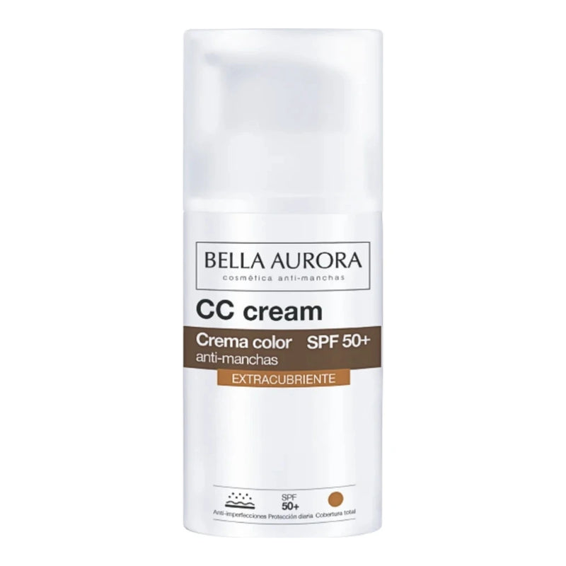 Bella Aurora CC Creme Anti-Taches Extra-Couvrante spf50+ 30ml