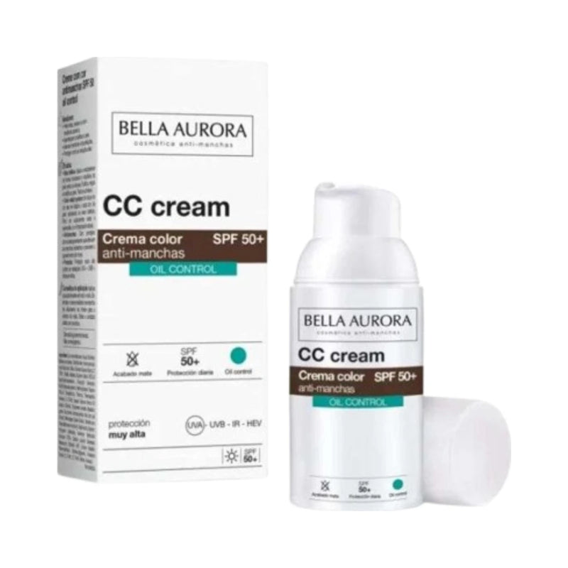 Bella Aurora Anti-Dark Spot Oil Control CC Cream SPF50+ 30ml