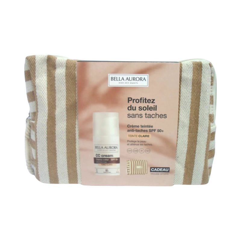Bella Aurora CC Cream Light SPF50+ 30 ml con estuche de regalo