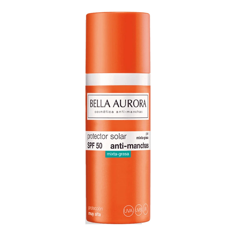Bella Aurora Sun Gel-Cream SPF50+ Combination to Oily Skin 50 ml + Pouch