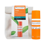 Coffret Bella Aurora Gel Crème Solaire SPF 50 Peaux Mixtes à Grasses 50 ml avec trousse offerte