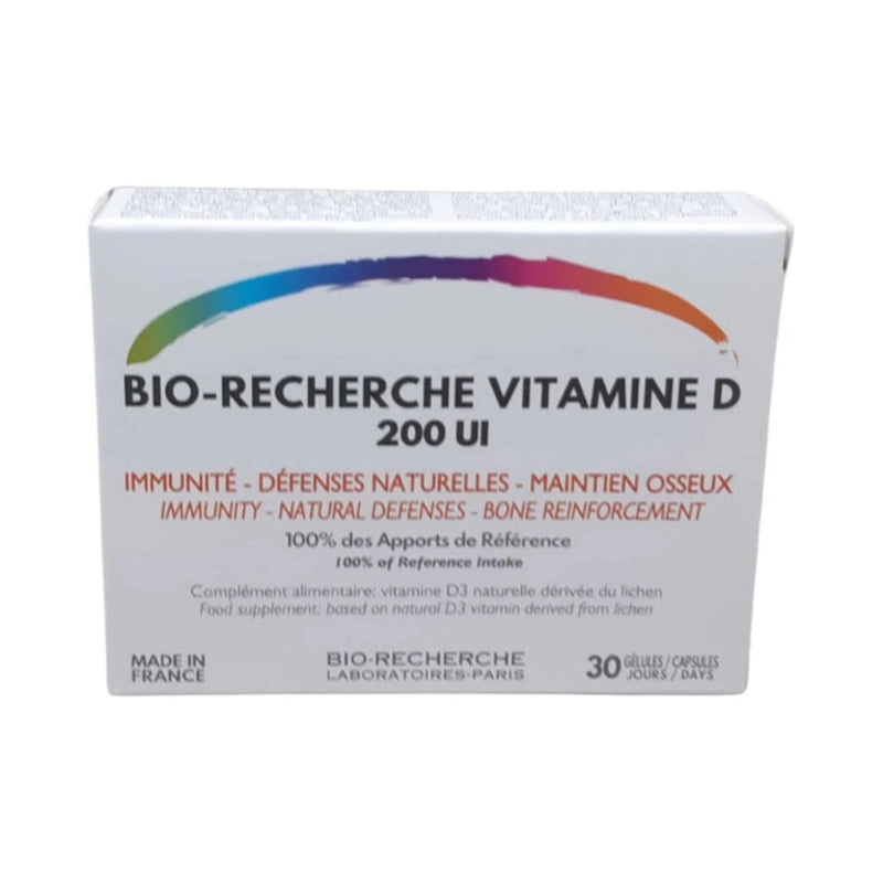 Bio-Recherche Vitamine D 200UI 30 Gelules