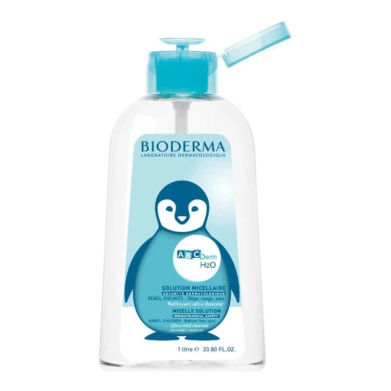 ABCDerm H2O Solution Micellaire Pompe Inversée - 1L