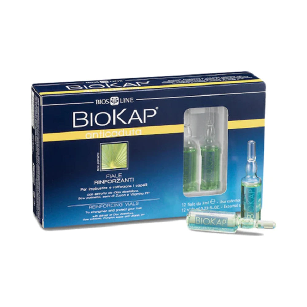 Biokap - Ampoules fortifiantes anti-chute - 12 x 7 ml
