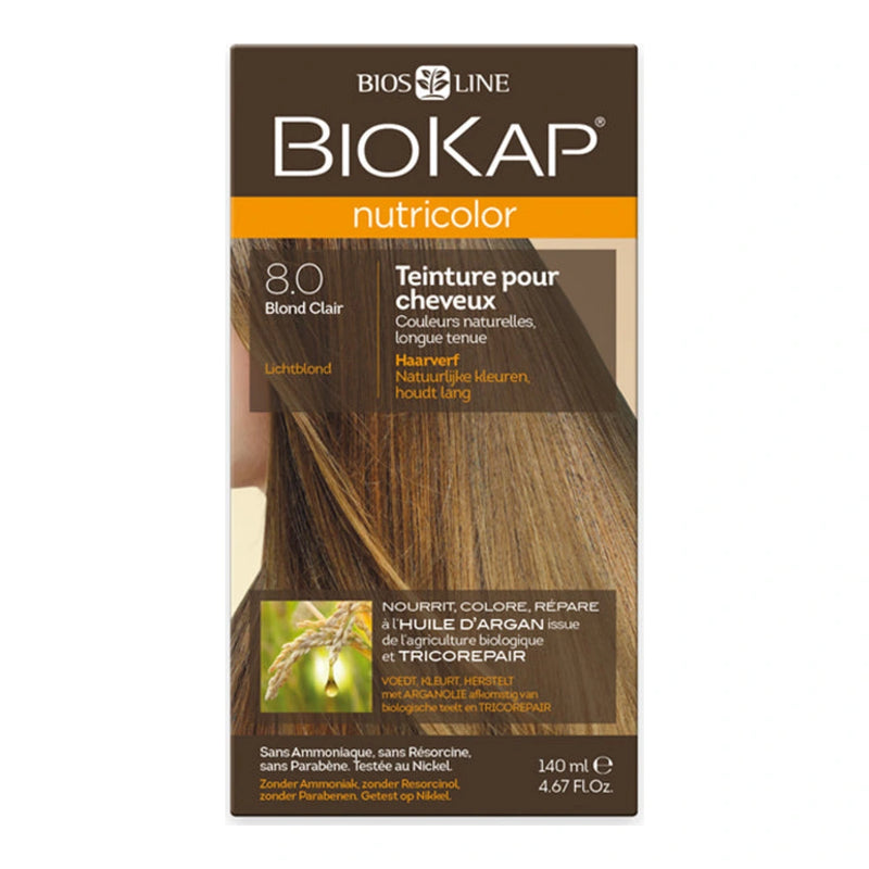 Biokap Nutricolor 8.0 أشقر فاتح