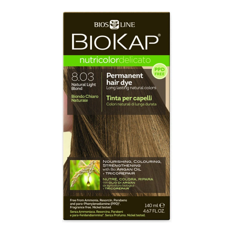 Biokap Nutricolor Delicato 8.03 أشقر فاتح طبيعي