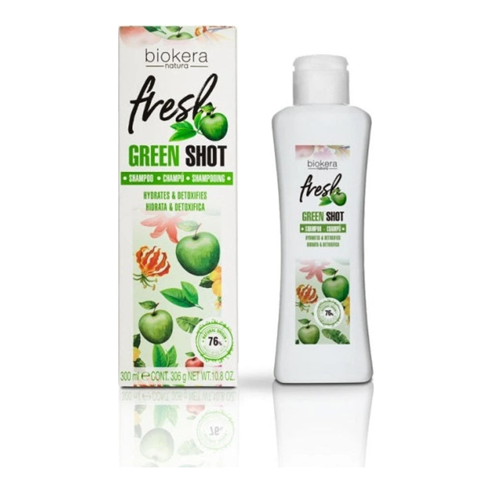 BIOKERA FRESH GREEN SHOT SHAMPOOING 300ML