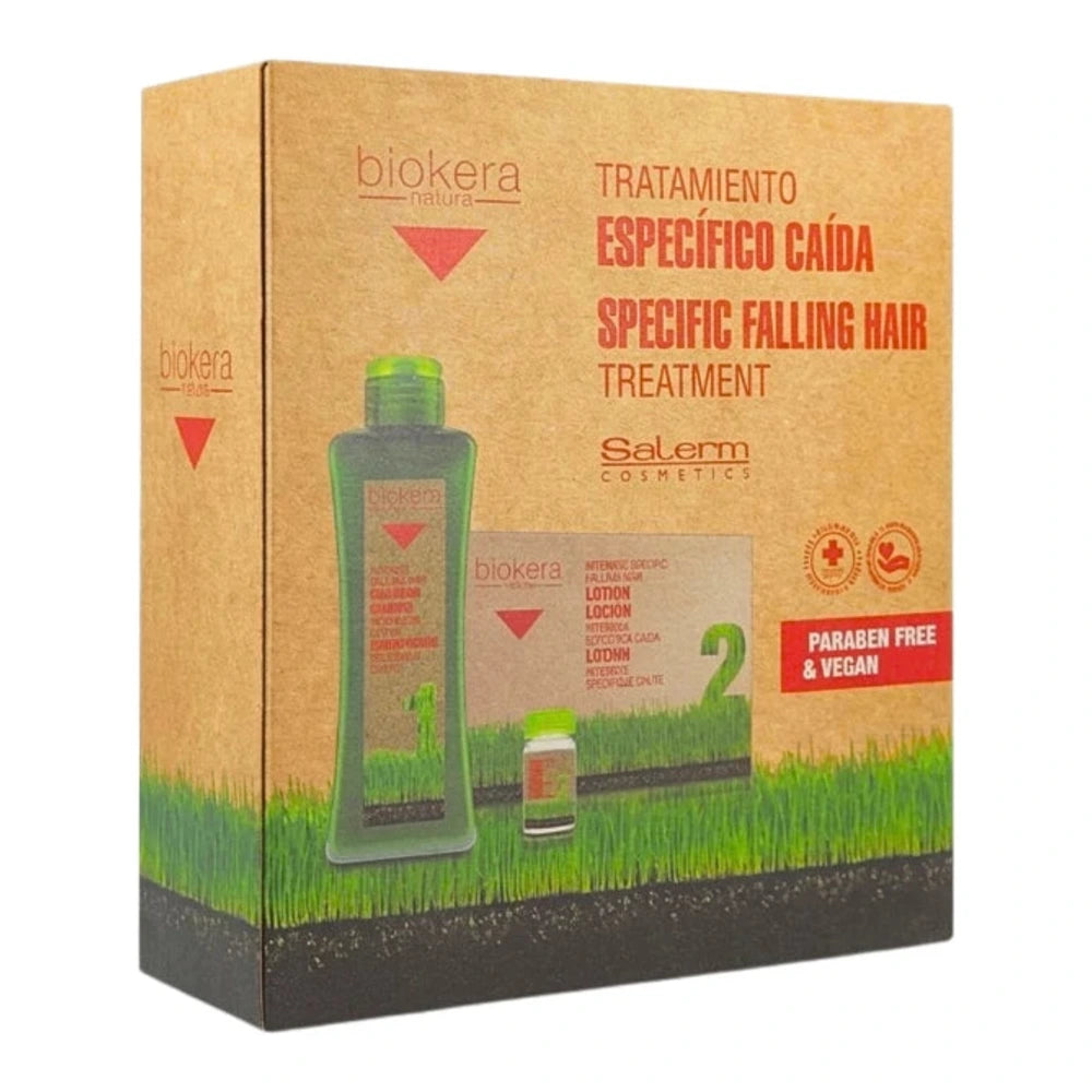 Biokera Shampoing Anti-Chute 300ml+Lotion 6 x 10ml Duo Pack