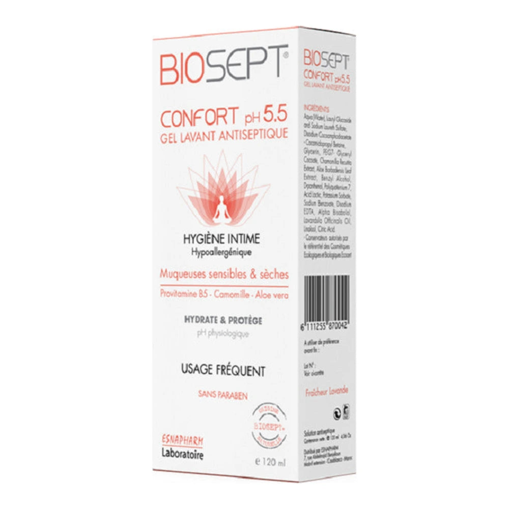 Biosept 5.5 Gel Nettoyant intime Traitant 200Ml