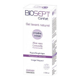 BIOSEPT 7.5 GEL NETTOYANT TRAITANT EXTRA-DOUX À L'ALOE VERA 200 ML