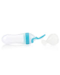 Nûby Cuillère Semi-Rigide pour Repas Liquide 90ml +  1 tête - Bleu