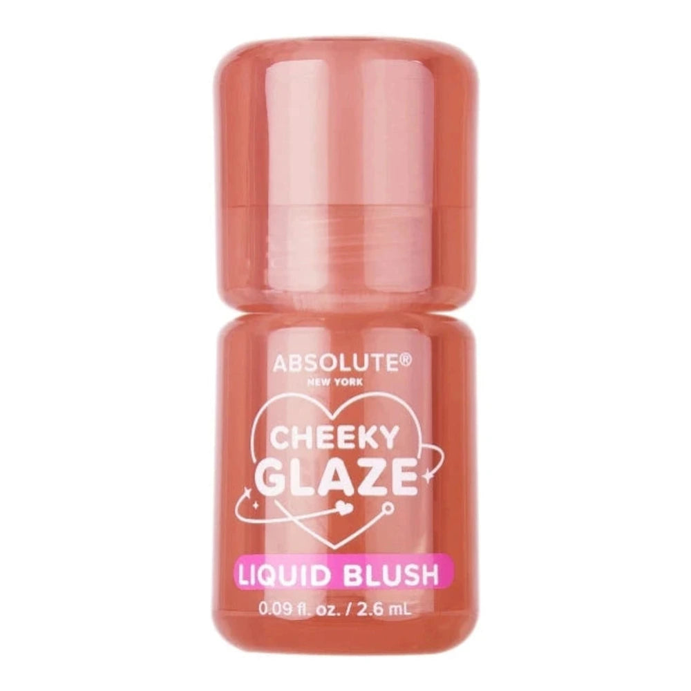 Blush liquide Absolute New York Cheeky Glaze teinte Soft Peach