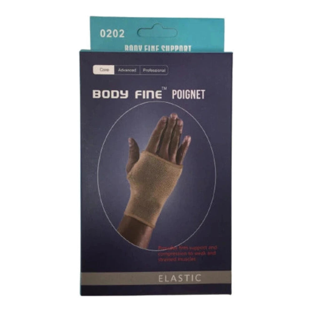 Body Fine Elastic poignet taille M – support de poignet élastique beige