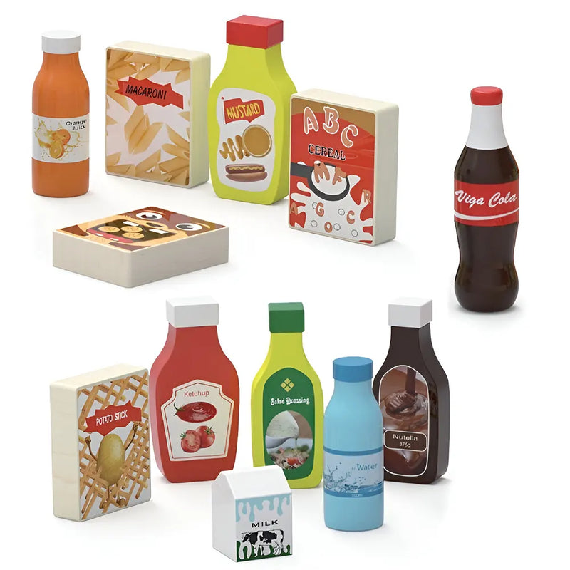 Viga Toys Set de Comida y Bebida 3A+