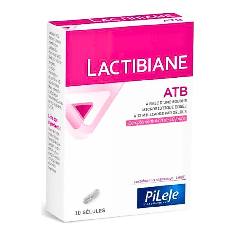 Boîte Lactibiane ATB 10 gélules Pileje