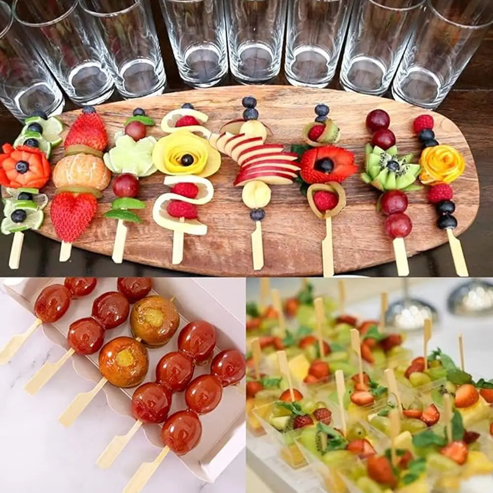 Pack de 100 Brochettes de Bambou - Grand Format