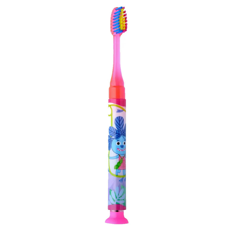 Brosse à dents G.U.M Timer Light - Rose - 6A+
