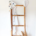 Baby Bulle Cape de Bain & Gant - Feuilles d'Arbre