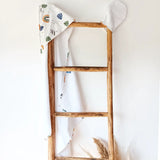 Baby Bulle Cape de Bain & Gant - Feuilles d'Arbre