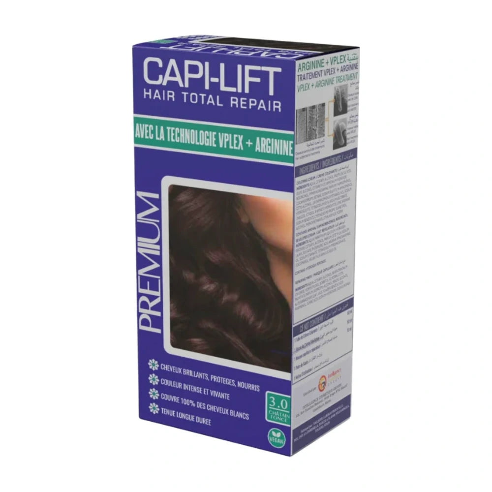 CapiLift coloration cheveux N°3 châtain foncé