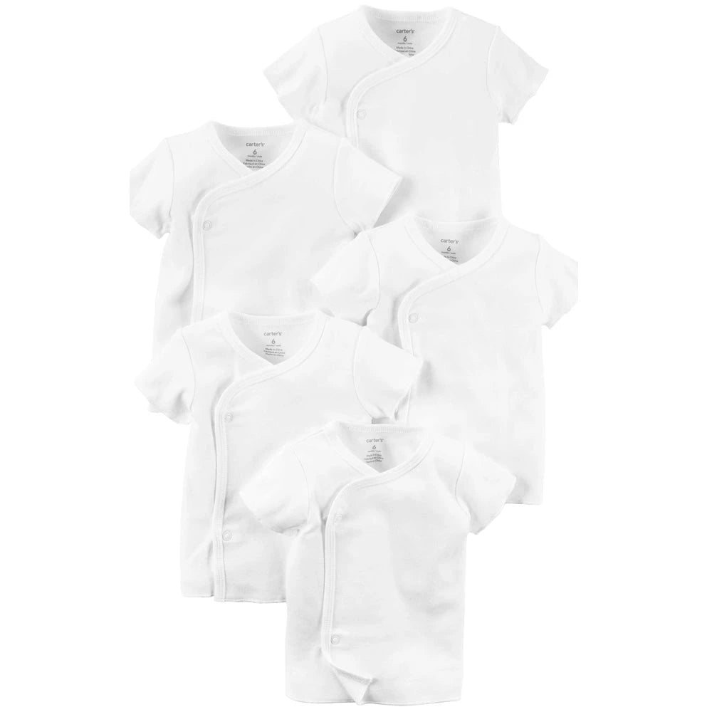 Lot de 5 T-shirts à Pressions Latérales Bébé Carter's - Multi