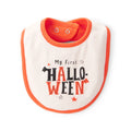 Bavoir My First Halloween Bébé Carter's - Orange & Blanc