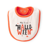 Bavoir My First Halloween Bébé Carter's - Orange & Blanc