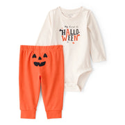 Ensemble Body My First Halloween & Pantalon Bébé Carter's - Multi
