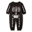 Combinaison Squelette d'Halloween Bébé Carter's - Noir
