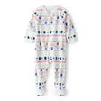 Grenouillère en Polaire Jacquard de Noël Bébé Carter's - Ivoire