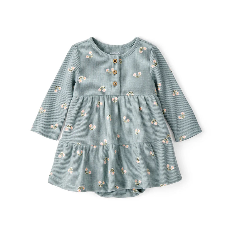 Robe Body Thermique Fleurie Bébé Fille Carter's - Vert
