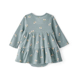 Robe Body Thermique Fleurie Bébé Fille Carter's - Vert