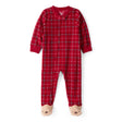 Grenouillère en Polaire Tartan Bébé Garçon Carter's - Rouge