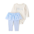 Ensemble Body Princess Era & Pantalon Tutu Bébé Fille Carter's - Bleu