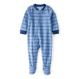 Grenouillère en Polaire Rayée Bébé Garçon Carter's - Bleu