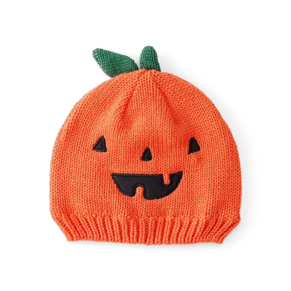 Bonnet Citrouille d'Halloween en Crochet Bébé Carter's - Orange