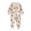 Grenouillère en Coton Bio Pain d'Épice Bébé Little Planet - Multi